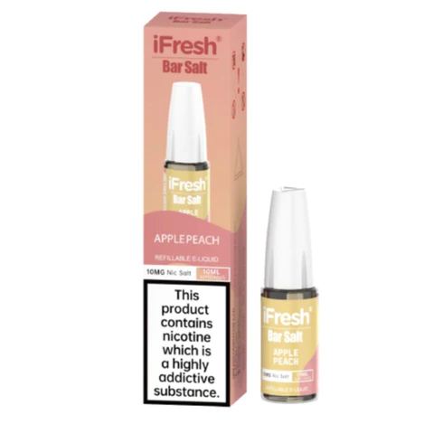   Apple Peach Nic Salt E-Liquid by iFresh 10ml 